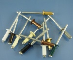 open colored blind rivet